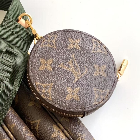 Louis Vuitton Multi Pochette Accessoires  Khaki Strap - Picture 6 of 9